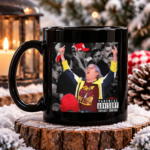 Aunt Sue Hero Middle Finger Trump Rally Mug