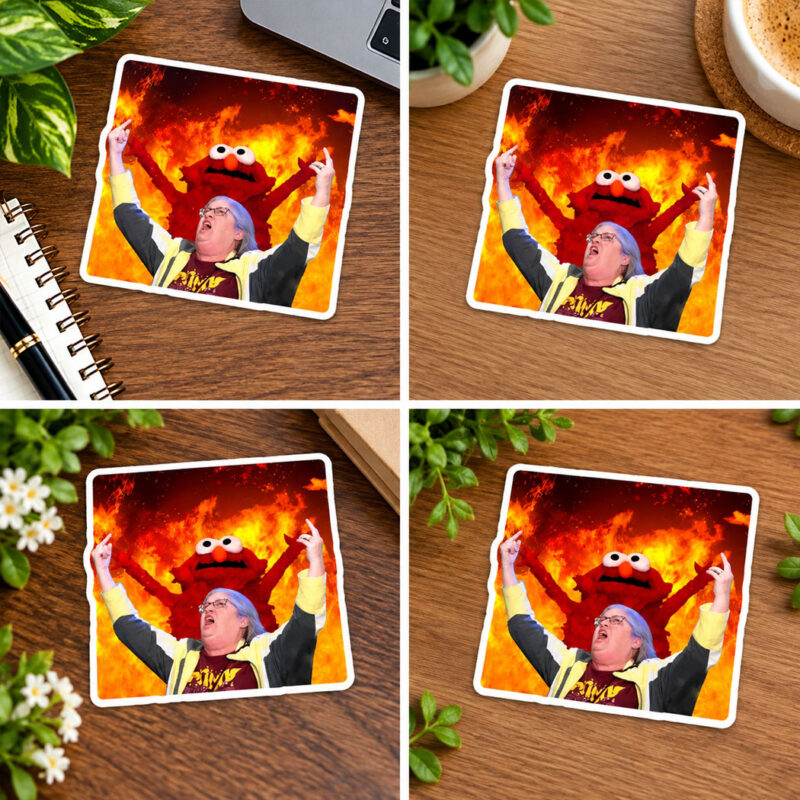 Aunt Sue Middle Finger Sticker