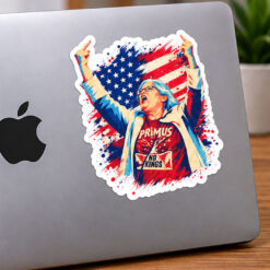 Aunt Sue Middle Finger Trump Rally Stickers