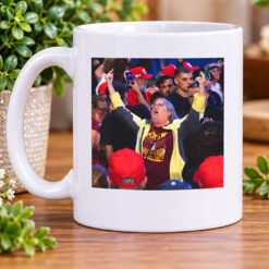 Aunt Sue Middle Finger at Trump Rally Mug