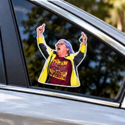 Aunt Sue Middle Finger at Trump Rally Sticker