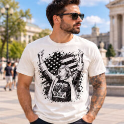 Aunt Sue Middler Finger At Trump Rally 2026 Tee Shirt